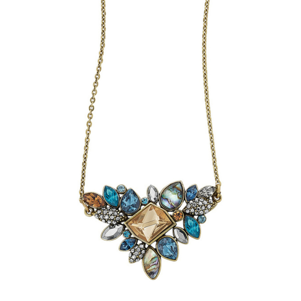 Chloe + Isabel Sapphire Swarovski Crystal Necklace